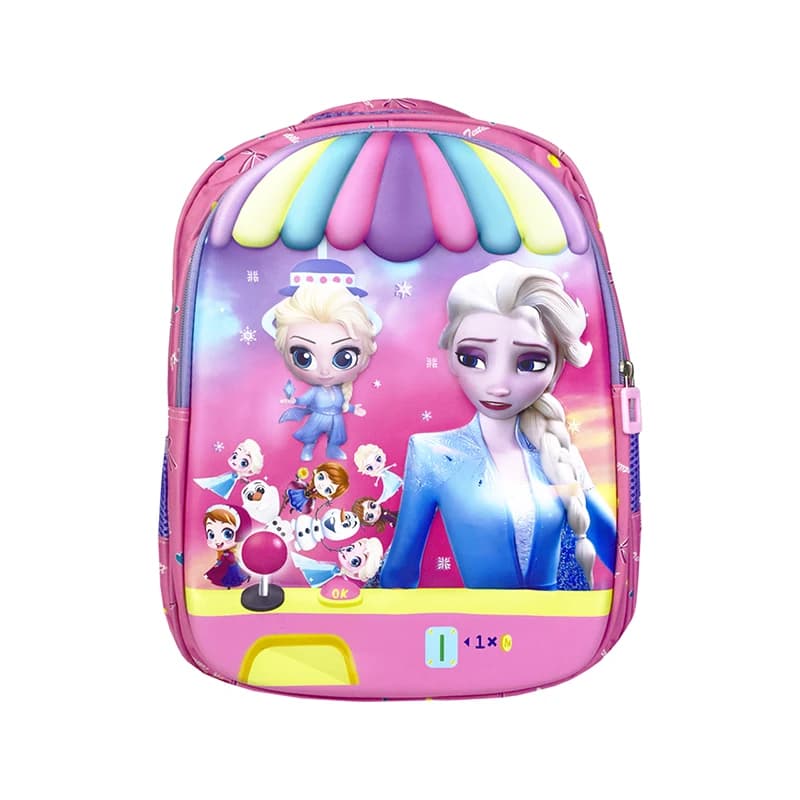 کوله پشتی مهدکودکی دخترانه طرح برجسته مدل Frozen