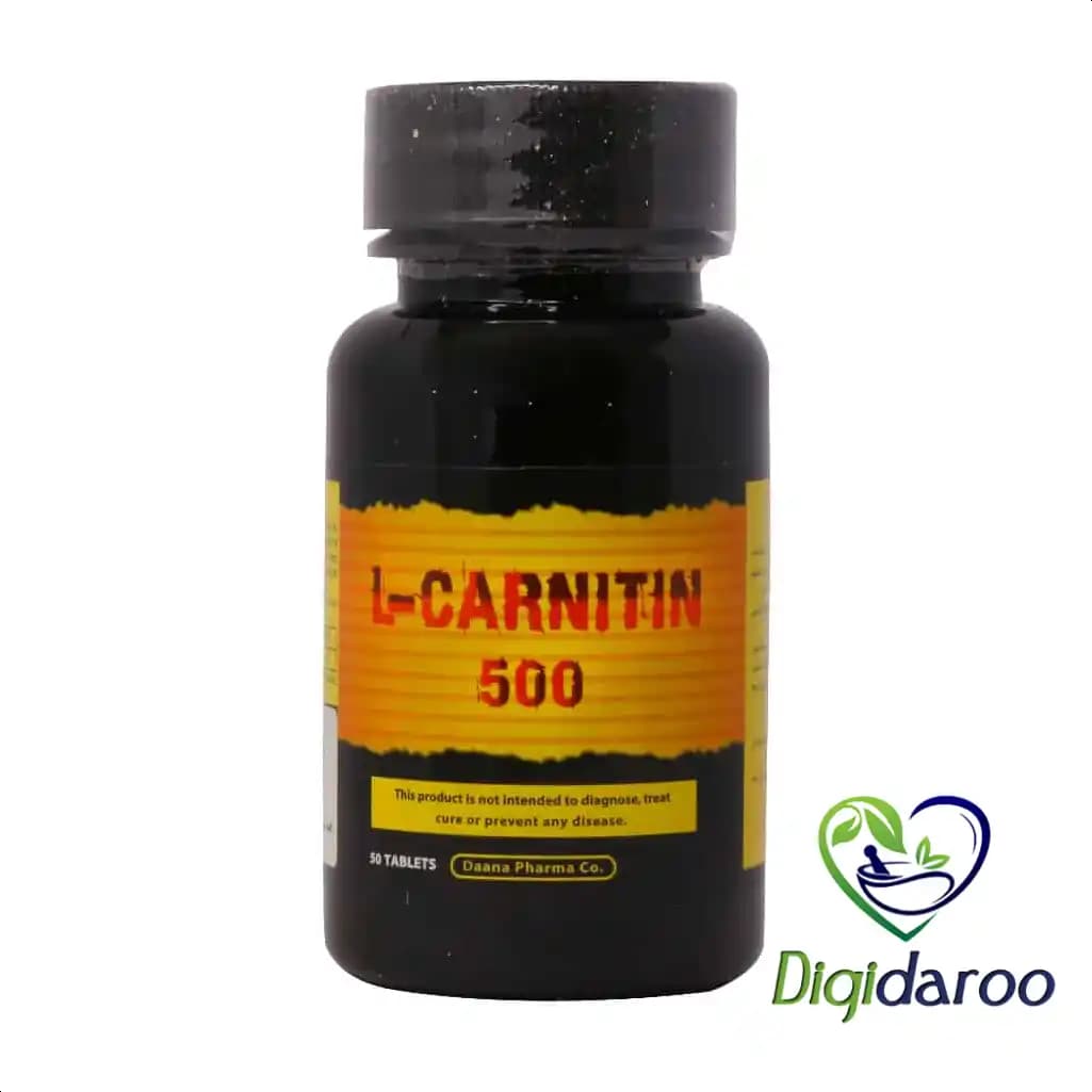 قرص ال کارنیتین 500 میلی گرم دانا 50 عددی