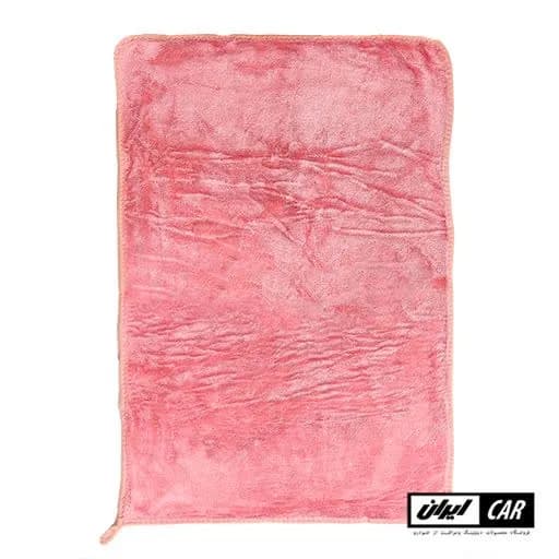 حوله میکروفایبر مگنتی مخصوص خشک کردن بدنه خودرو 65*80 مدل Royal Detal Super Towel Pink — تصویر ۲