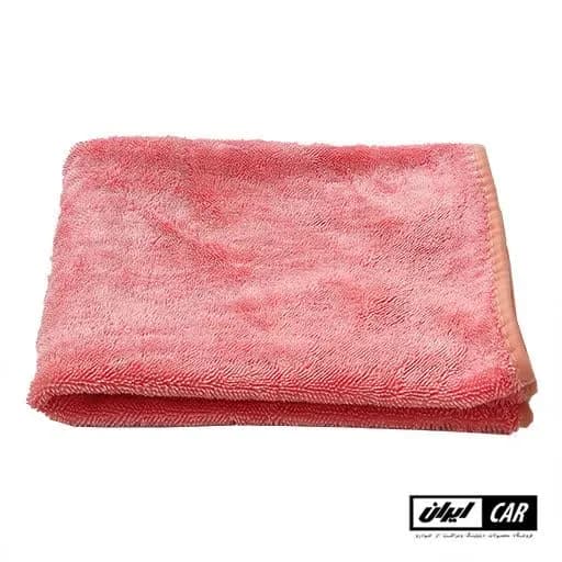 حوله میکروفایبر مگنتی مخصوص خشک کردن بدنه خودرو 65*80 مدل Royal Detal Super Towel Pink — تصویر ۴