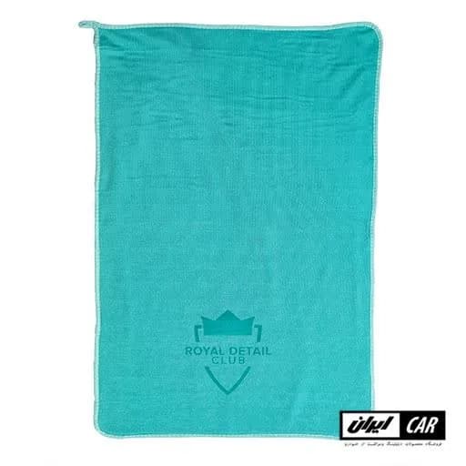 حوله میکروفایبر مگنتی مخصوص خشک کردن بدنه خودرو 65*80 مدل Royal Detal Super Towel Green — تصویر ۶