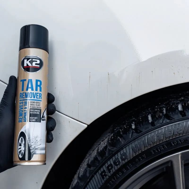 اسپری پاک کننده قیر و چسب بدنه خودرو مدل K2 TAR REMOVER 300 ML — تصویر ۹