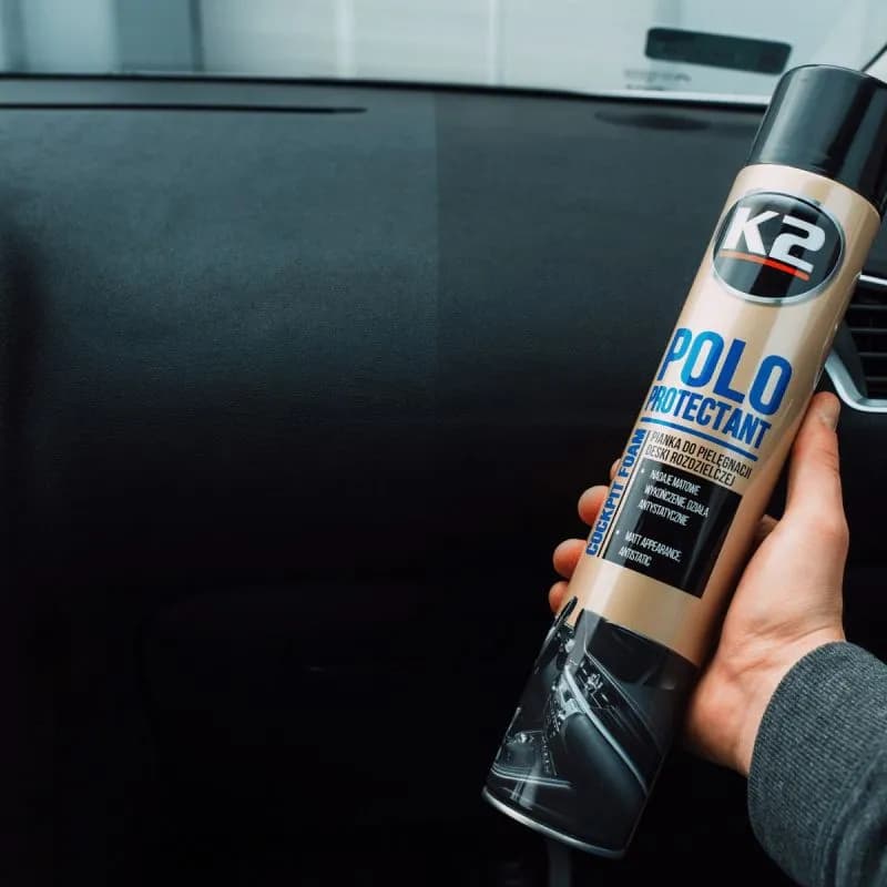اسپری فوم محافظ و تمیز کننده قطعات پلاستیکی مدل K2 POLO Fahren 750ml — تصویر ۴