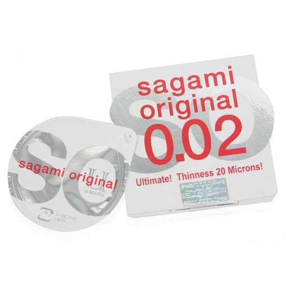 کاندوم ساگامی سایز بزرگ 1 عددی اورجینال SAGAMI ORIGINAL 0.02 — تصویر ۵