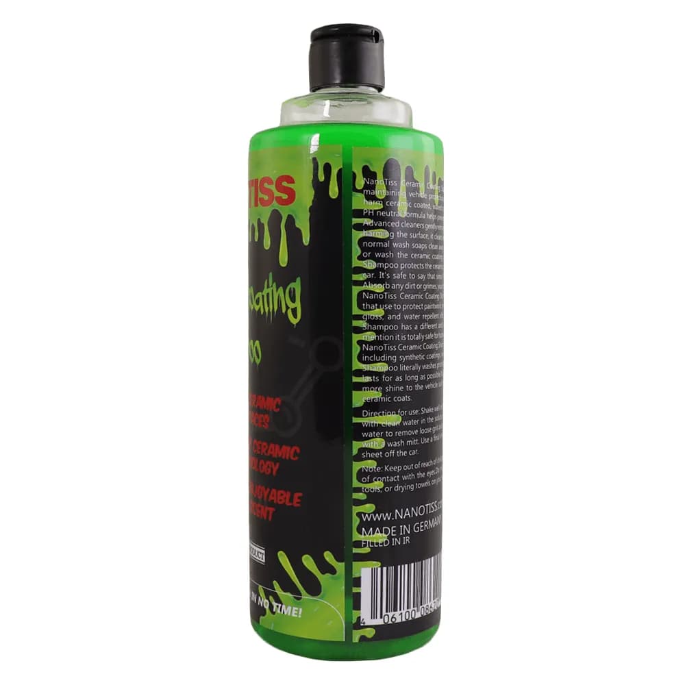 شامپو نانو سرامیک بدنه خودرو نانوتیس مدل NanoTiss Ceramic Coating Shampoo — تصویر ۶