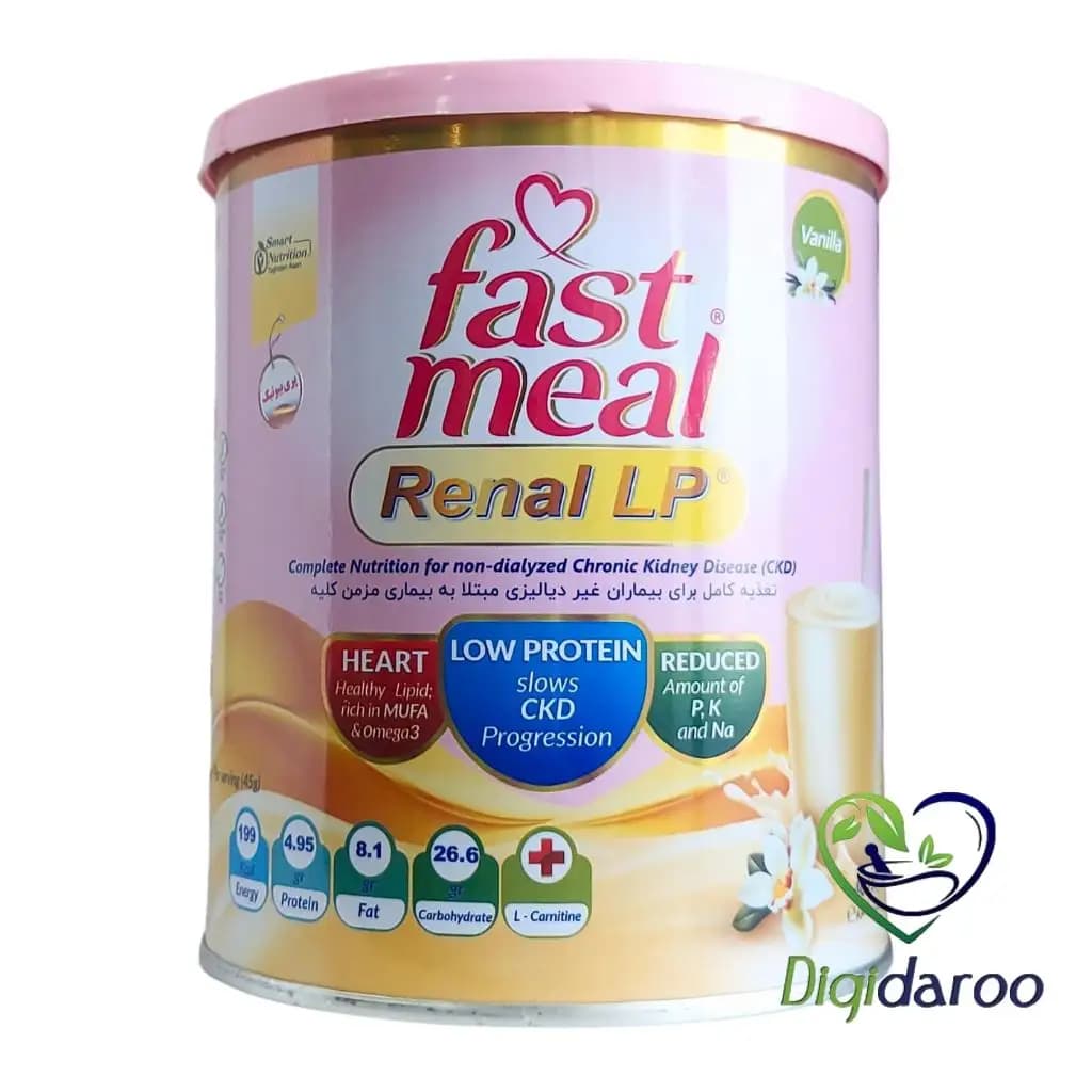 پودر فست میل رنال ال پی (Renal LP) 400 گرمی (وانیلی) — تصویر ۲