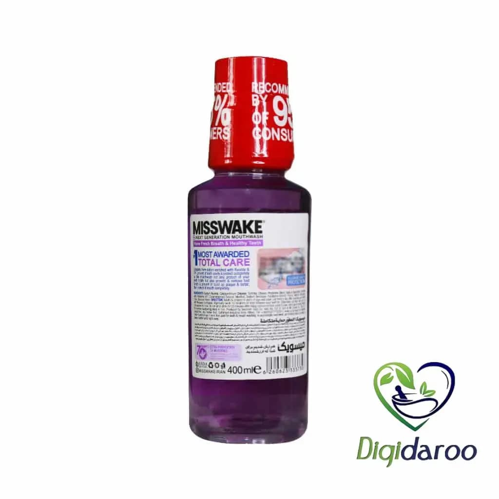 دهان شویه توتال کر (Total Care) میسویک 400 میلی لیتری — تصویر ۵