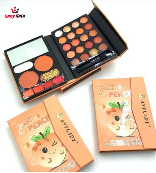 پالت سایه کیفی چندکاره برند ANYLADY طرح PEACH — تصویر ۳