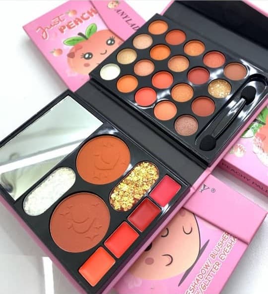 پالت سایه کیفی چندکاره برند ANYLADY طرح PEACH — تصویر ۵