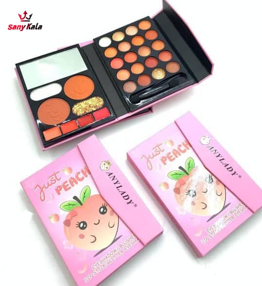 پالت سایه کیفی چندکاره برند ANYLADY طرح PEACH