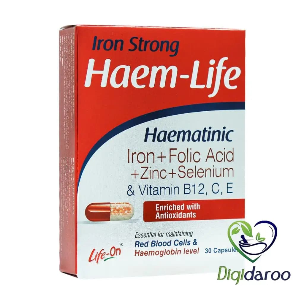 کپسول هم لایف (Haem Life) لایف آن 30 عددی — تصویر ۲