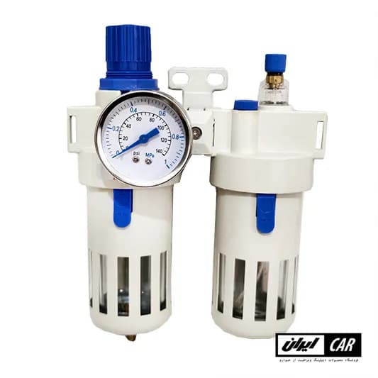 رطوبت گیر دوقلو و شیر تنظیم باد کمپرسور هوا Air Source Processor Combination BC2000 — تصویر ۲
