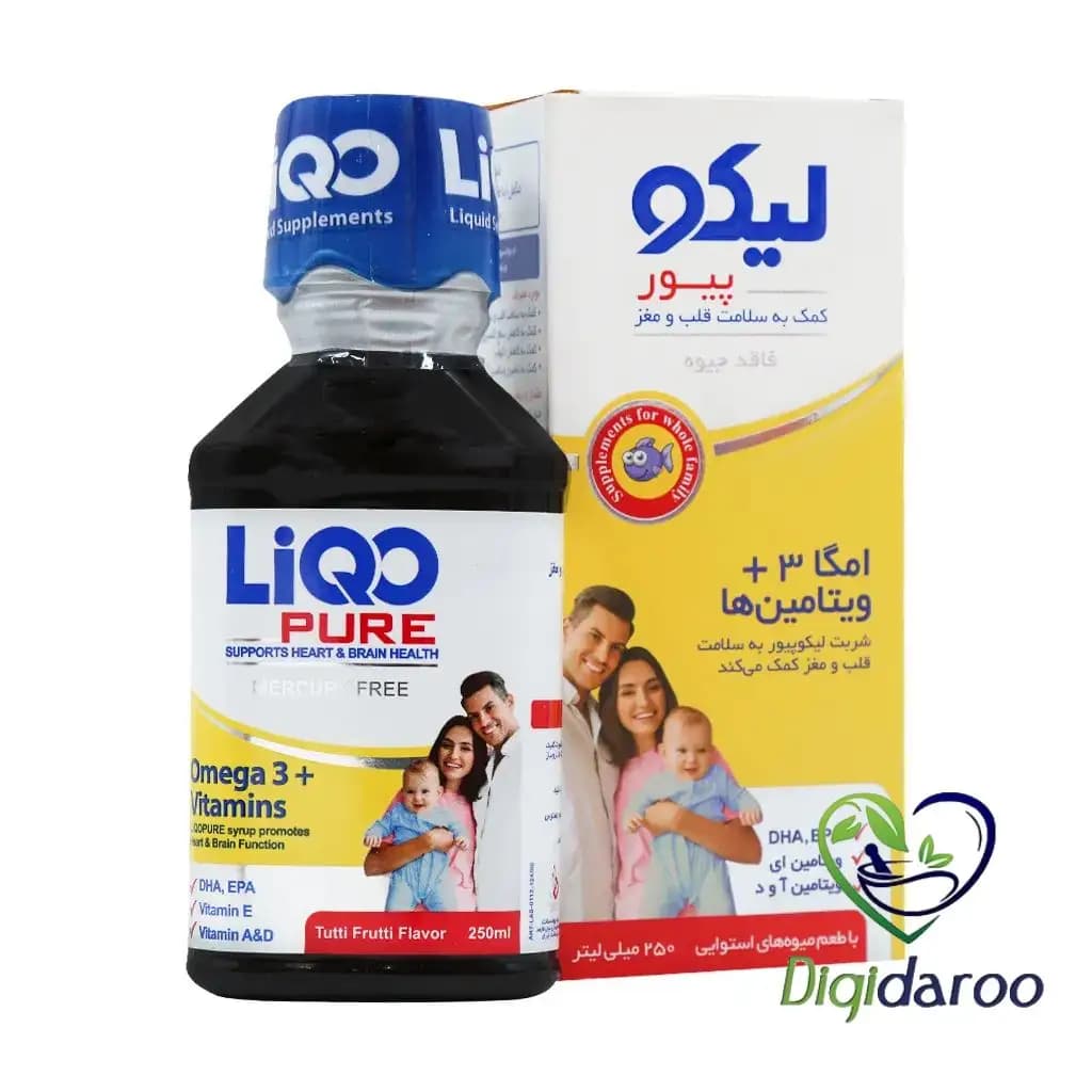 شربت لیکو پیور (Liqo Pure) ابیان فارمد 250 میلی لیتری — تصویر ۶