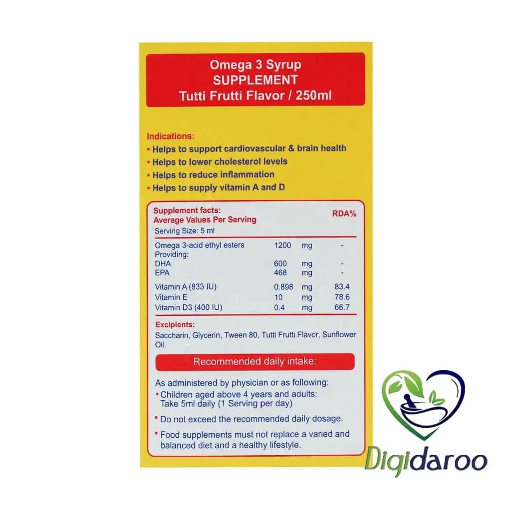 شربت لیکو پیور (Liqo Pure) ابیان فارمد 250 میلی لیتری — تصویر ۸