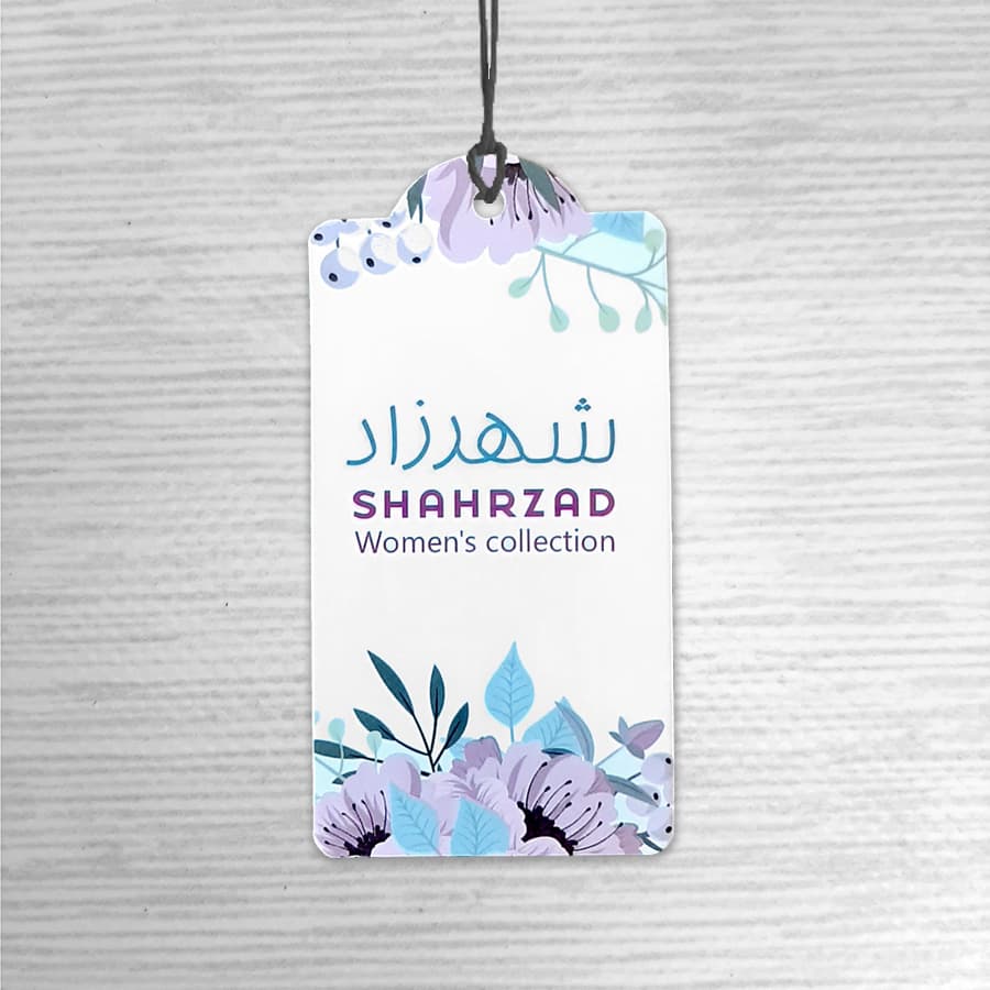 اتیکت آویز گلاسه یووی