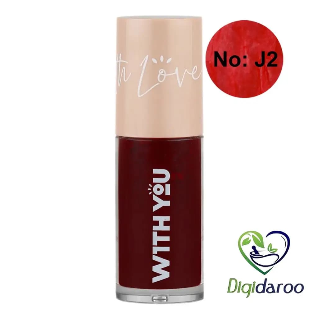 تینت مایع لب و گونه گیلاس (Cherry) ویت یو 8 میلی لیتری (J2) — تصویر ۲