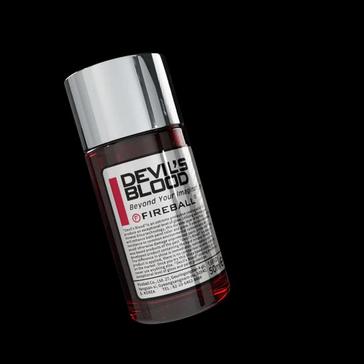 پوشش نانو سرامیکی بدنه خودرو فایربال مدل Fireball Ceramic Coating Devil’s Blood — تصویر ۵