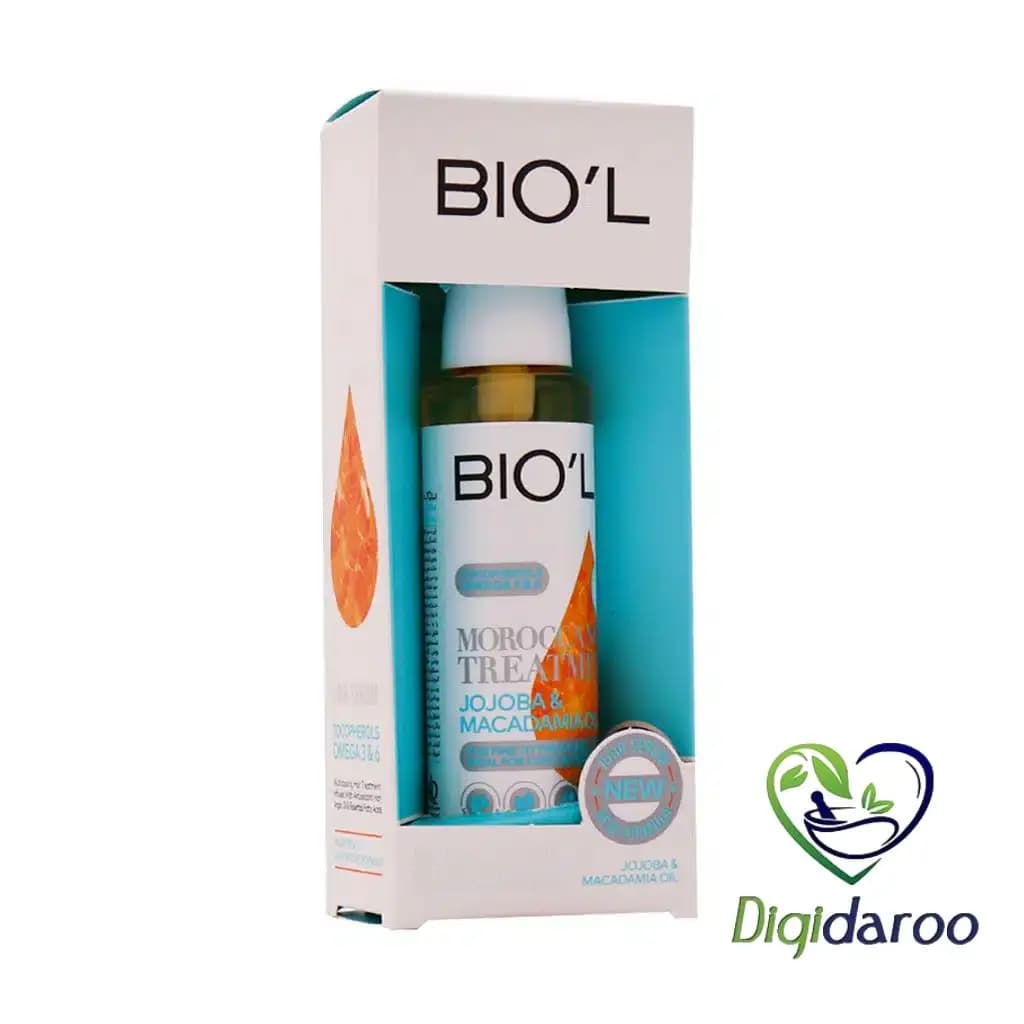 سرم روغن آرگان مراکشی و ماکادمیا مغذی حالت دهنده و صاف کننده بیول 80 میلی لیتری