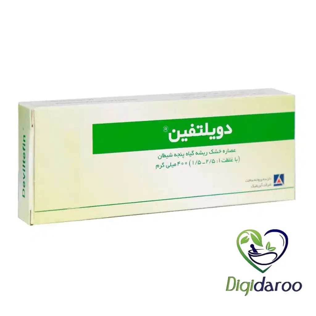 قرص دویلتفین(پنجه شیطان) 400 میلی گرم آیریانیک 20 عددی — تصویر ۲