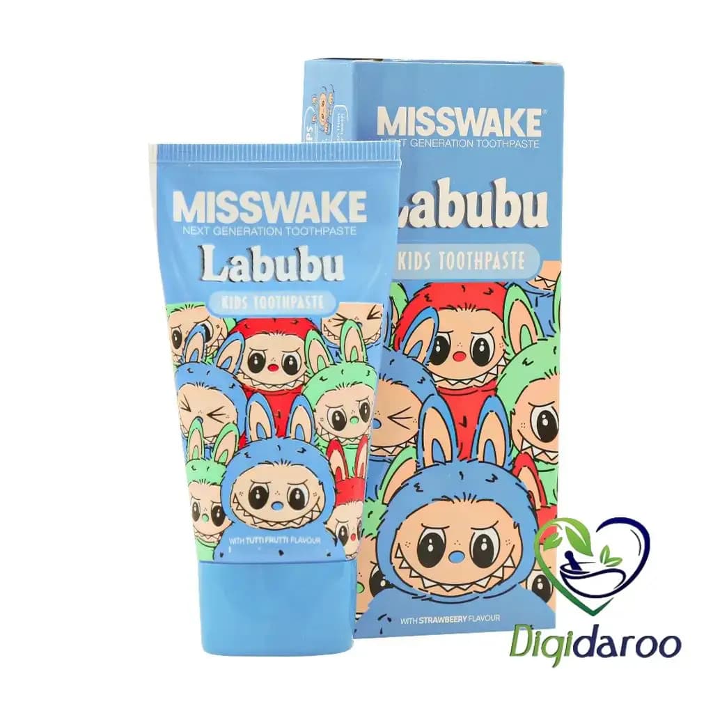 خمیر دندان کودک لبوبو (Labubu) توتی فروتی میسویک 50 میلی لیتری (آبی)