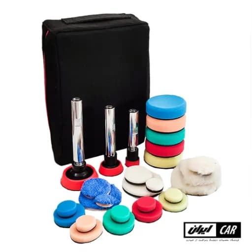 کیت 28 عددی صفحه شفت میله و پد پولیش رویال دیتیل ROYAL DETAIL Shaft Set for Rotary Polishers — تصویر ۳