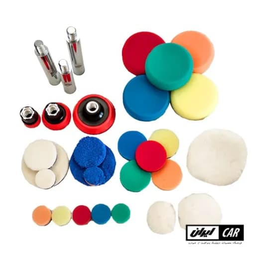 کیت 28 عددی صفحه شفت میله و پد پولیش رویال دیتیل ROYAL DETAIL Shaft Set for Rotary Polishers — تصویر ۵