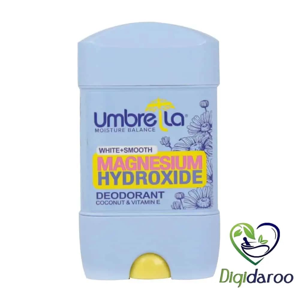 رول دئودرانت بدن زنانه وایت اسموت (White+Smooth) آمبرلا 75 میلی لیتری (آبی روشن) — تصویر ۴