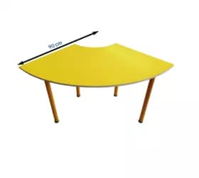 میز مهدکودک دایره 4 تکه قطر 180 کد TK109 — تصویر ۷