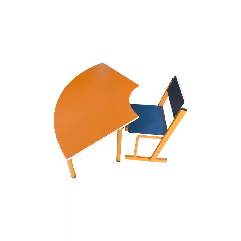 میز مهدکودک دایره 4 تکه قطر 180 کد TK109 — تصویر ۵