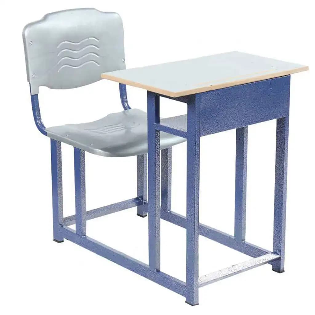 میز و نیمکت یک نفره فایبرگلاس متصل به هم کد B-014