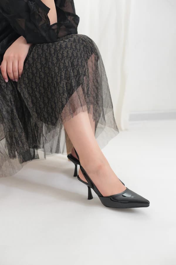 صندل پاشنه دار مجلسی زنانه کد 256 — تصویر ۴