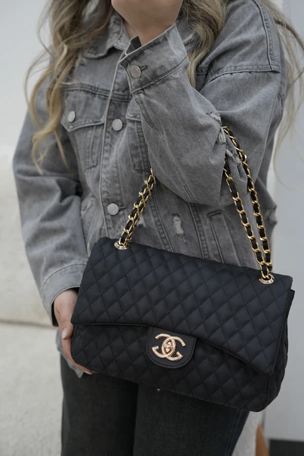 کیف دستی زنانه چرم صنعتی مدل شنل بزرگ — تصویر ۲