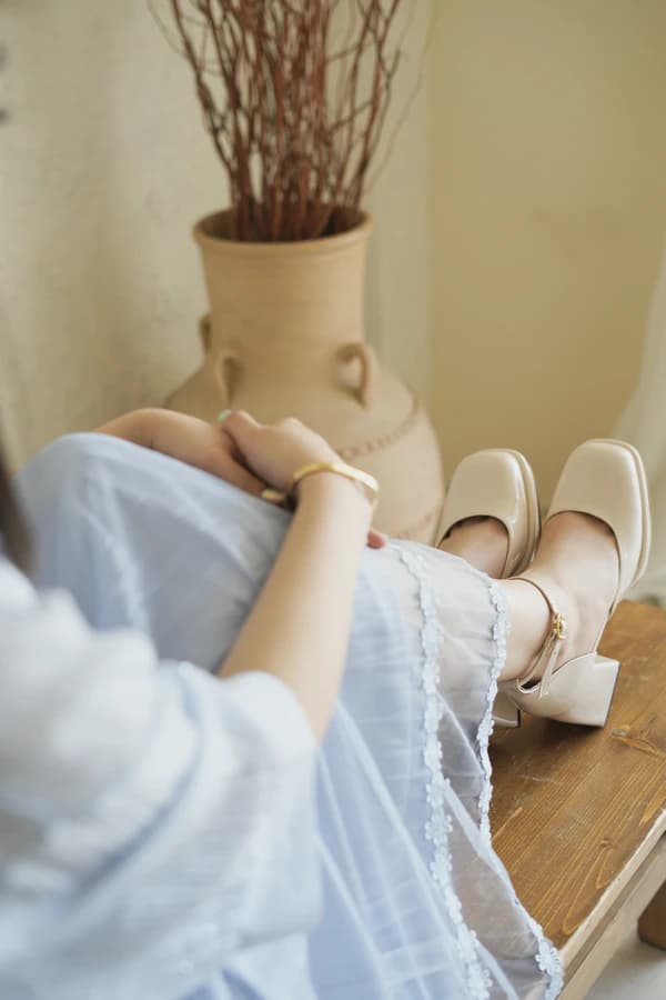 صندل پاشنه دار مجلسی زنانه کد 244 — تصویر ۵