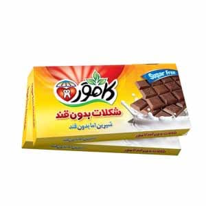 شکلات تابلتی بدون قند کامور