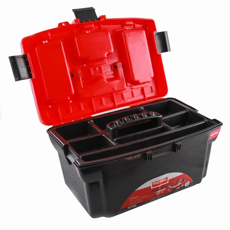 جعبه ابزار پلاستیکی آتروکس سایز 16 اینچ Atrox — تصویر ۵