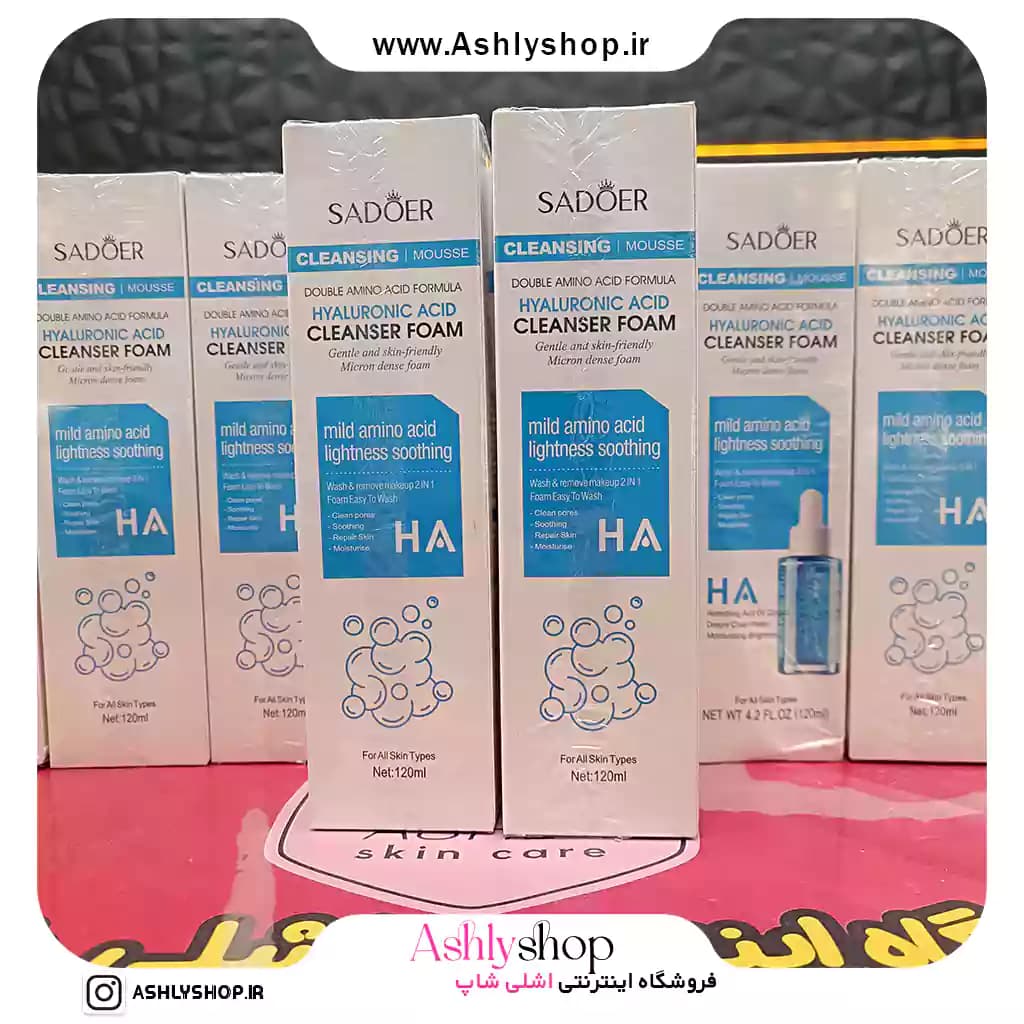 فوم براش دار هیالورونیک اسید سادور