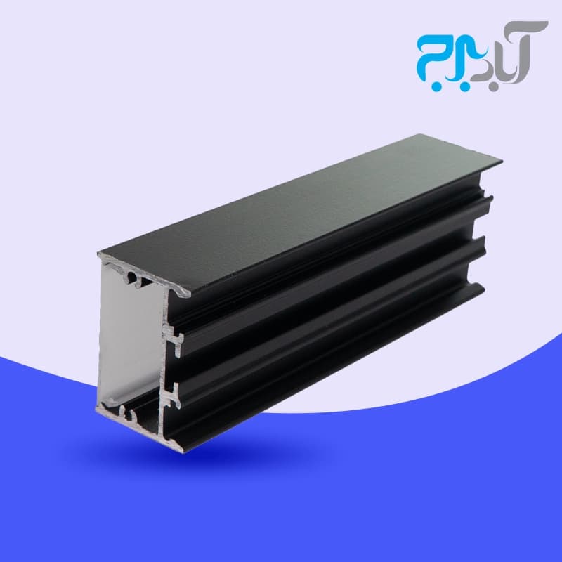 لاین نوری عرض 35 میل ارتفاع25 میل بدون لبه آلومینیومی T.light 35DBL رنگ مشکی