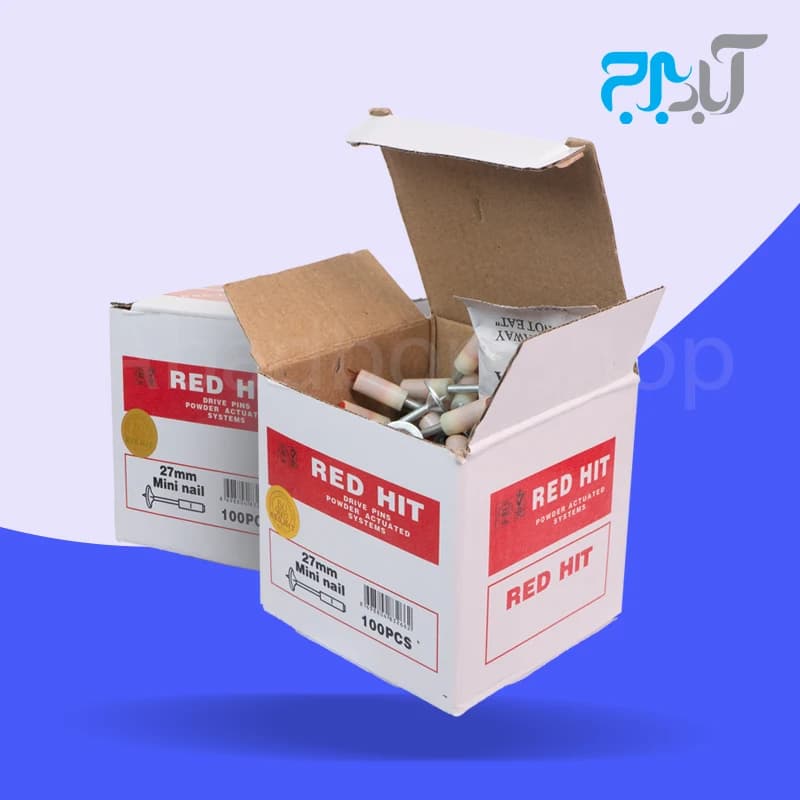 میخ و چاشنی سرخود ردهیت RED HIT سایز 27میلی متر – بسته 100عددی — تصویر ۵