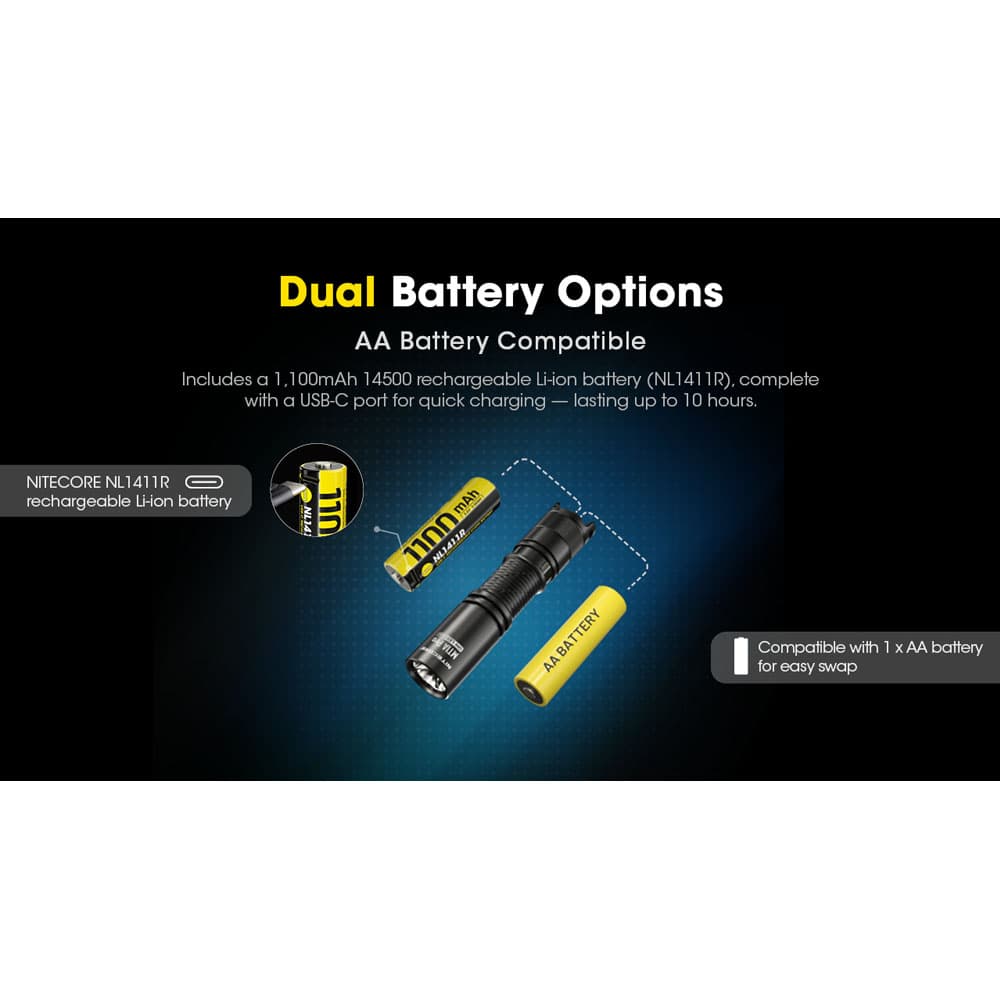 چراغ قوه نایتکر MT1A Pro 800L — تصویر ۵
