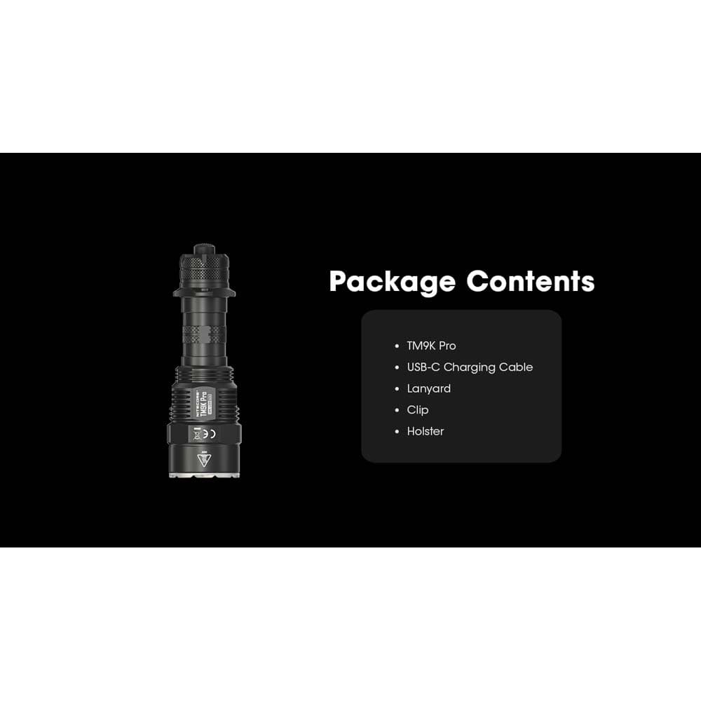 چراغ‌قوه نایتکر TM9K Pro 9900L — تصویر ۳