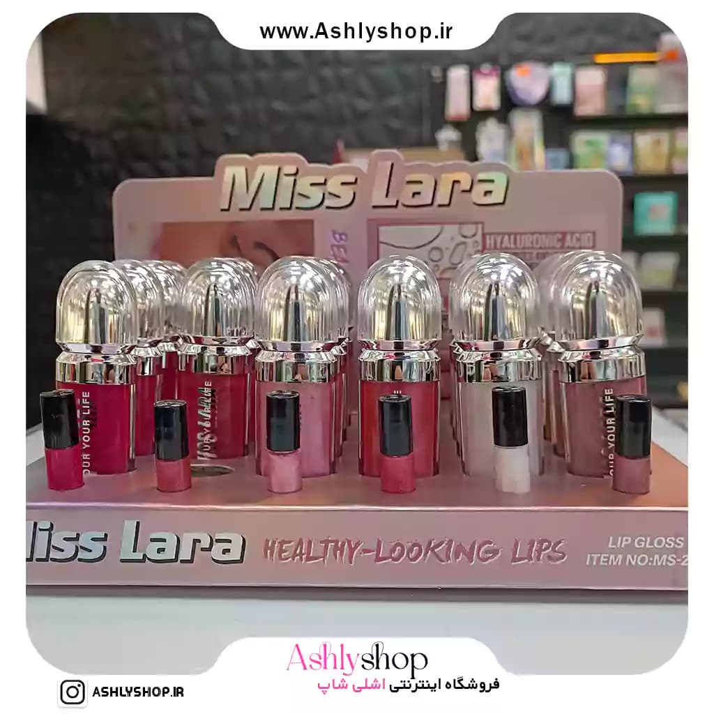 خرید لیپ گلاس شاین میس لارا طرح کیکو – برق لب براق با شاین لاکچری — تصویر ۱۱