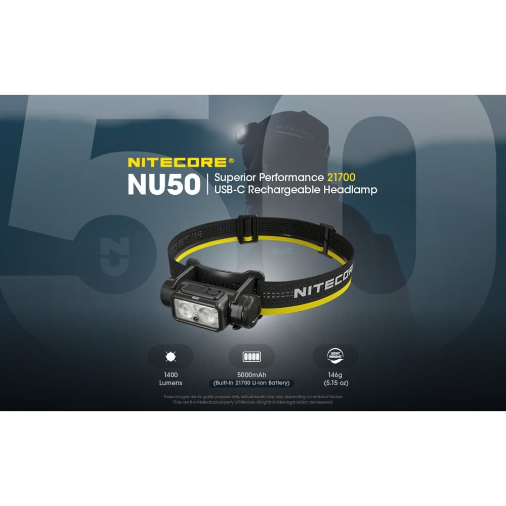 هدلامپ نایتکر NU50 1400L — تصویر ۶