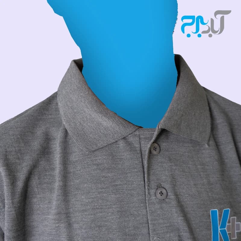 تیشرت یقه دار جودون با چاپ +k سایز لارج (L) — تصویر ۹