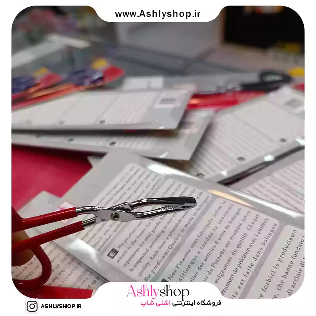 قیچی ابرو رنگی فیشار — تصویر ۴
