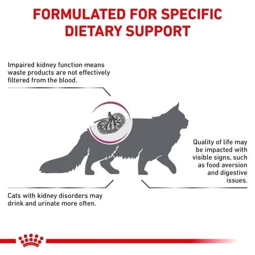 غذای درمانی گربه رویال کنین دل رنال سلکت ROYAL CANIN RENAL SELECT 2KG (مخدوش) — تصویر ۸