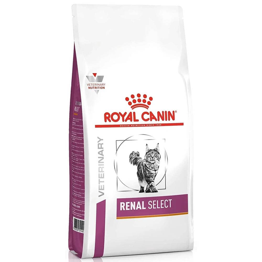 غذای درمانی گربه رویال کنین دل رنال سلکت ROYAL CANIN RENAL SELECT 2KG (مخدوش)