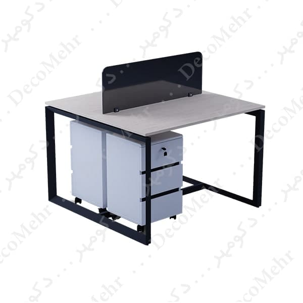میز کارگروهی دکومهر پایه فلزی کدWS23D