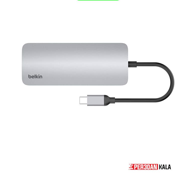 هاب شارژر 7 در 1 بلکین مدل Belkin Connect USB-C 7-in-1 Multiport Adapter PVC003 (آمریکایی) اورجینال — تصویر ۳