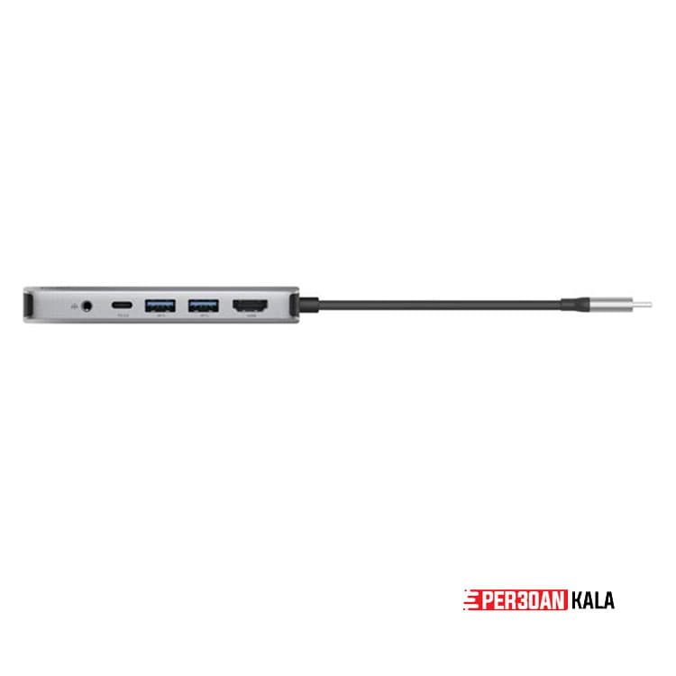 هاب شارژر 7 در 1 بلکین مدل Belkin Connect USB-C 7-in-1 Multiport Adapter PVC003 (آمریکایی) اورجینال — تصویر ۵