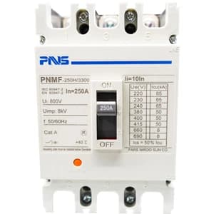 کلید اتوماتیک فیکس 40 امپر 3 پل پی ان اس PNMF-125H-3P 40A — تصویر ۲